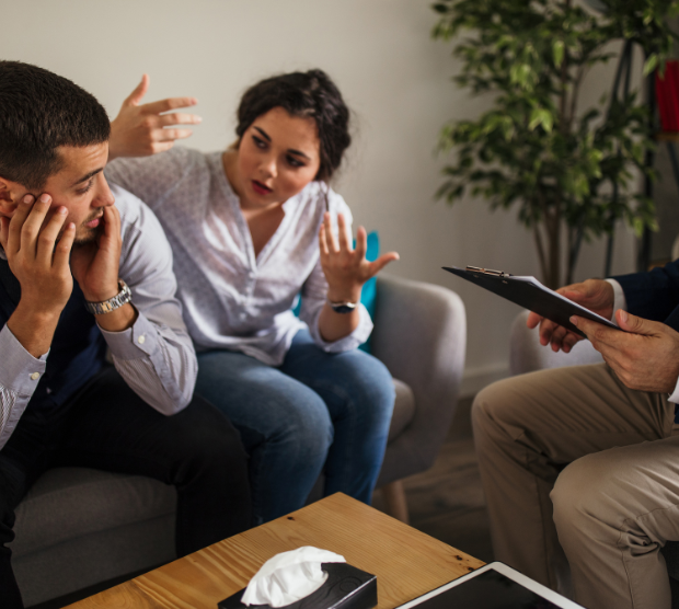 Couple counselling session